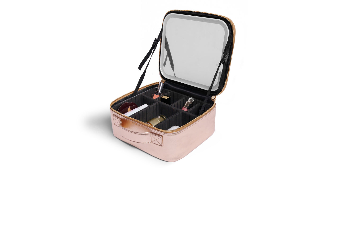 Éclat LED Mirror Case – Rose Gold