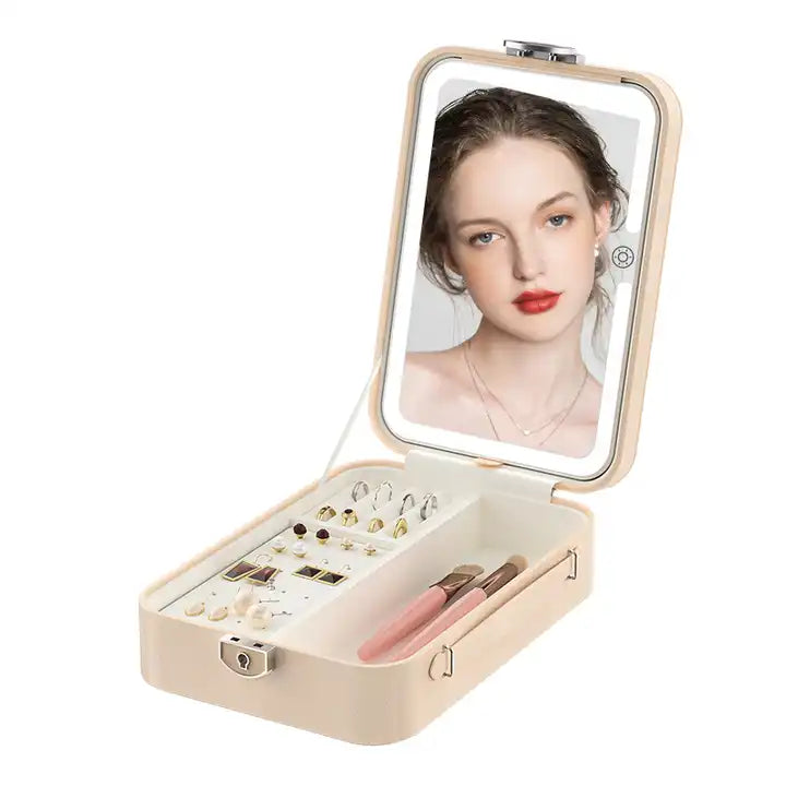 The Bijou LED Mirror Jewelry Case