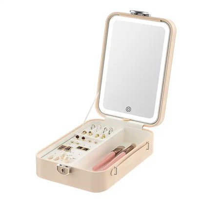 The Bijou LED Mirror Jewelry Case