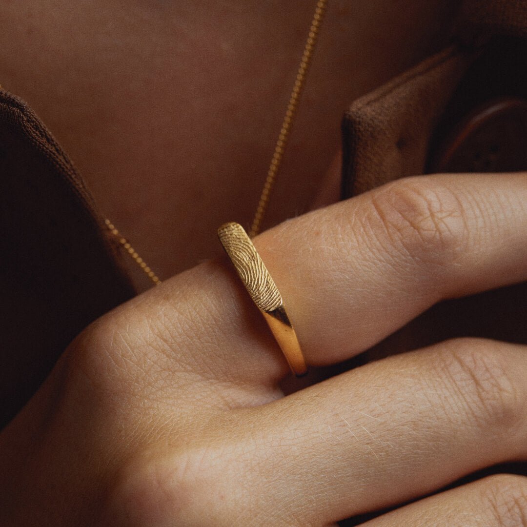 Bague DUNE 01 - Empreinte (doigt/truffe/patte)