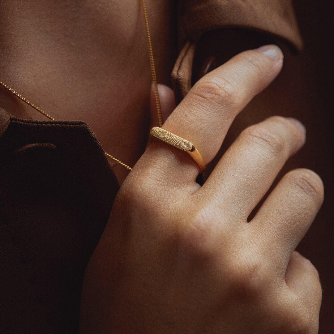 Bague DUNE 01 - Empreinte (doigt/truffe/patte) - Image 4